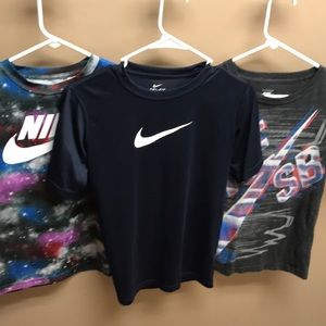 3 Boys Nike Dri-Fit  T-shirts